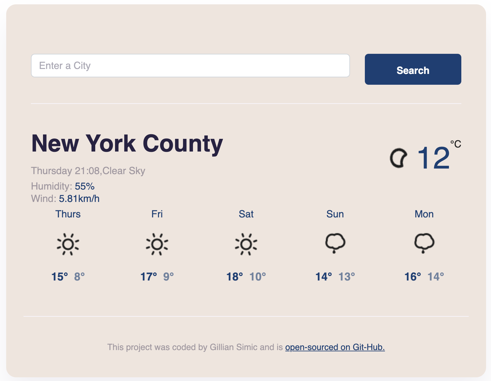 React Weather App